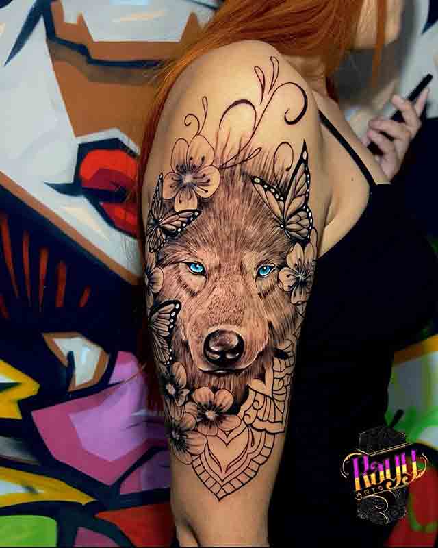 Wolf-Arm-Tattoos-For-Women-(1)