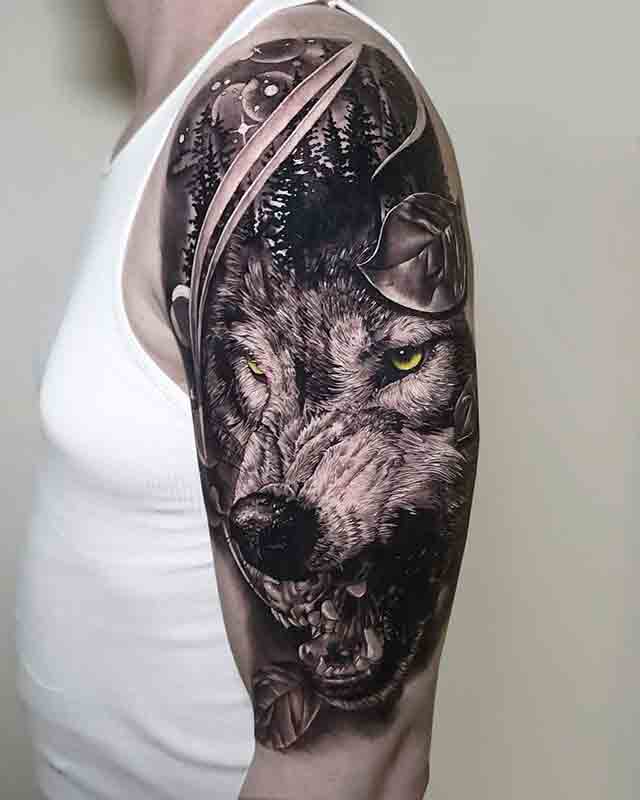 Wolf-Tattoo-On-Arm-For-Men-(1)