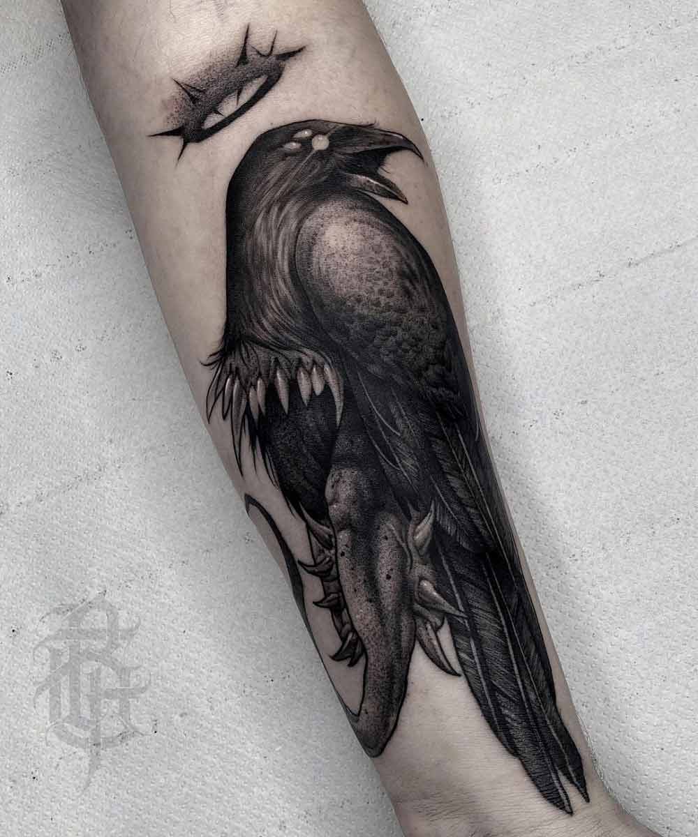 gothic-crow-tattoo-2