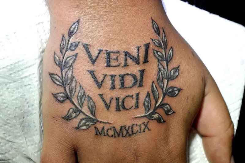 1999 Roman Numerals Tattoo 3