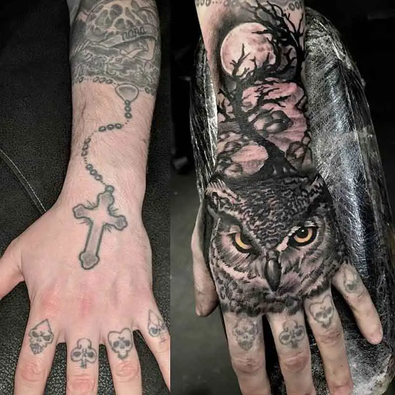 Animal Hand Tattoos 2