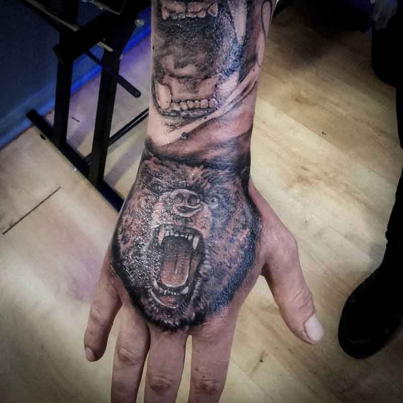 Animal Hand Tattoos 3