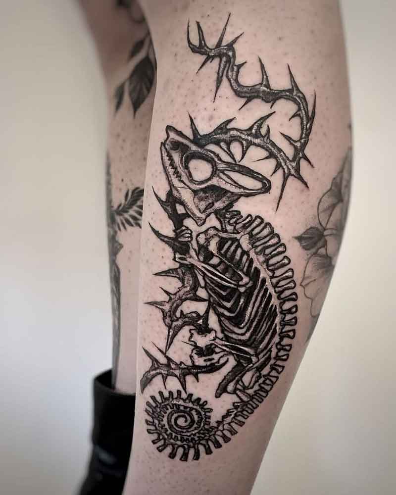 Animal Skeleton Tattoo 1