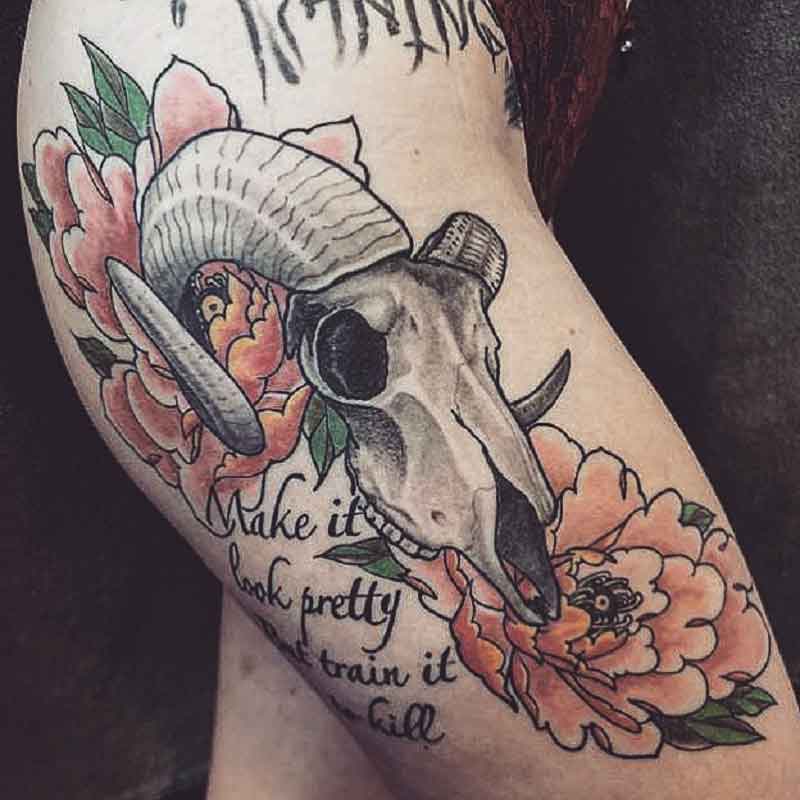 Animal Skull Tattoo 1