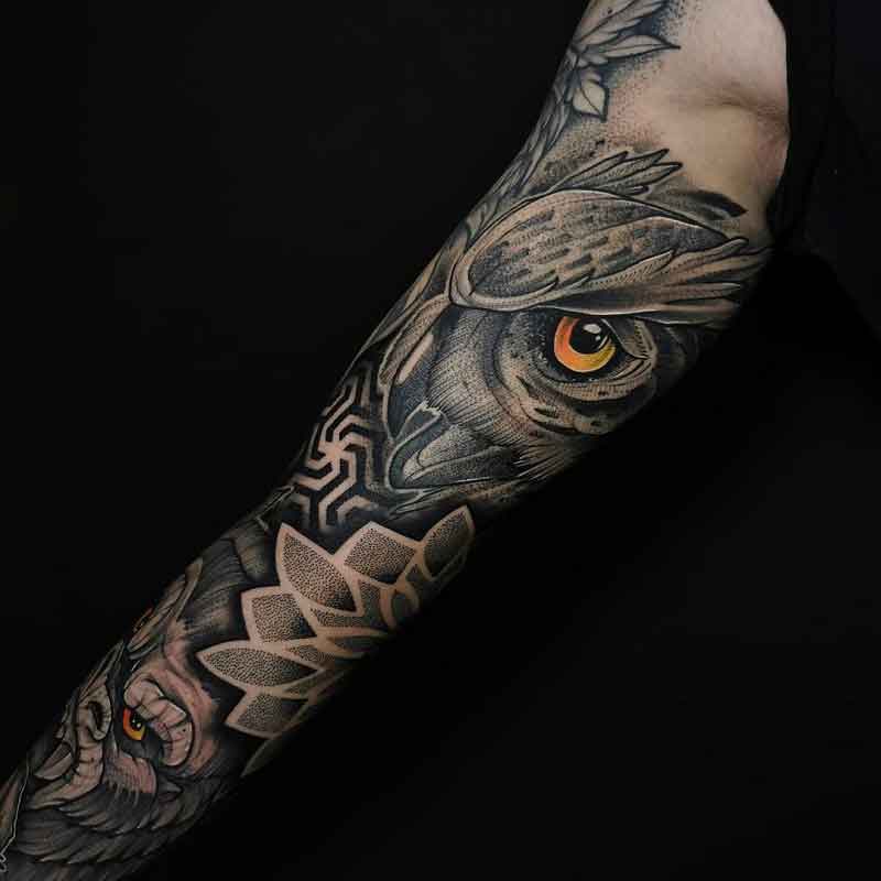 Monumental Ink on Twitter Completed animal sleeve done by Aggie  MonumentalInk httpstcoQAo4tKeFxt sleevetattoo animaltattoo  animalsleeve animalportrait tigertattoo gorillatattoo owltattoo  jungletattoo blackandgreytattoo 