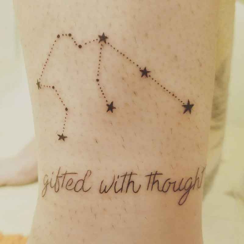 Aquarius Constellation Tattoo 3