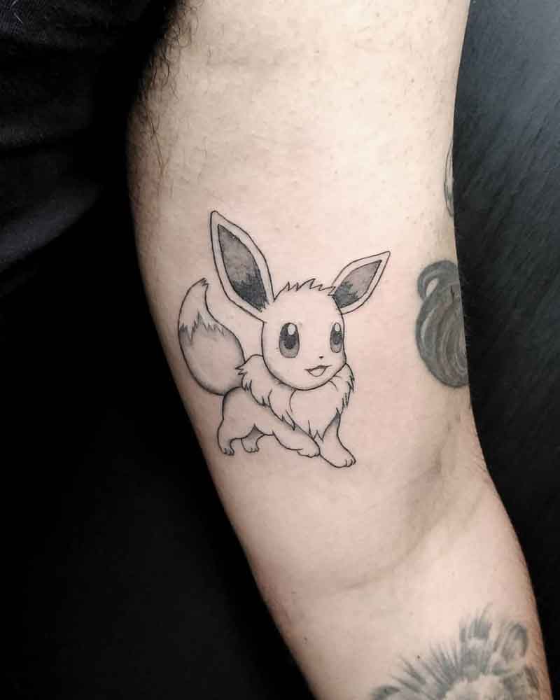 Ariana Grande Pokemon Tattoo 2