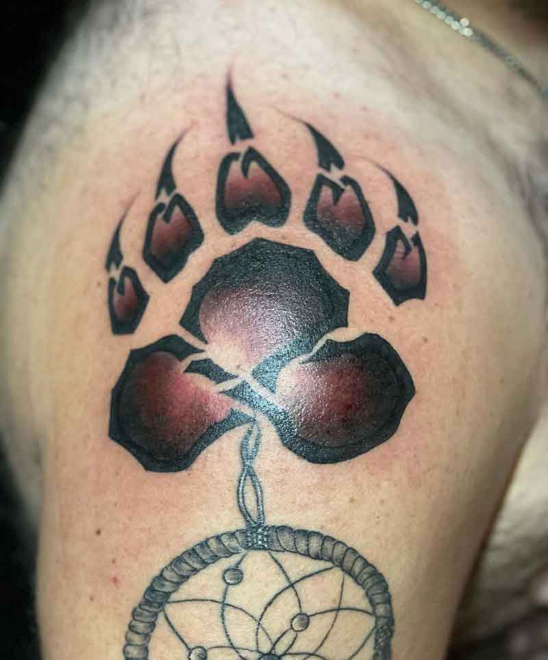 Ark Bear Paw Tattoo 2