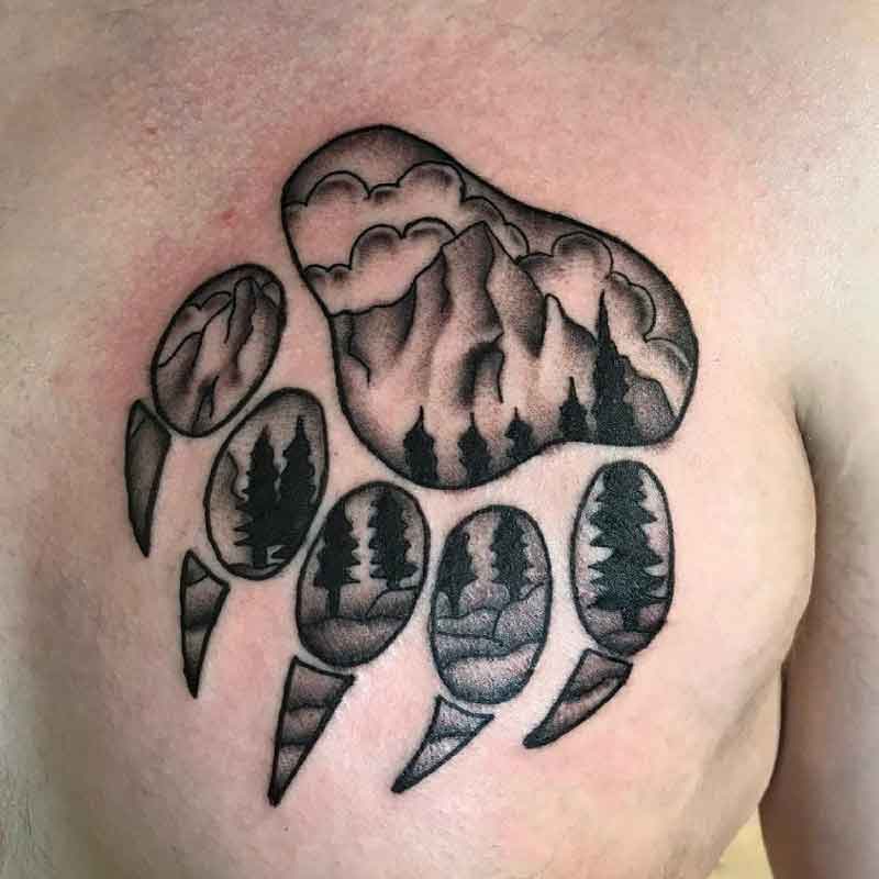 Ark Bear Paw Tattoo 3