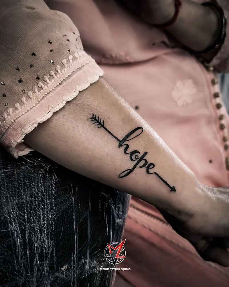 Arrow Hope Tattoo 5