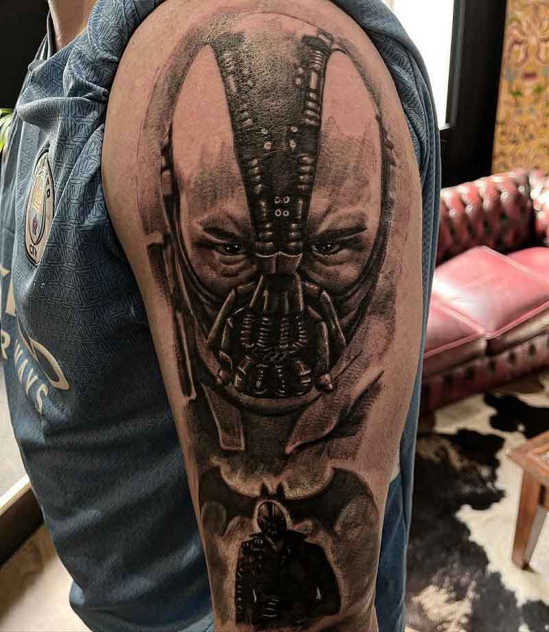 Bane Batman Tattoo 1