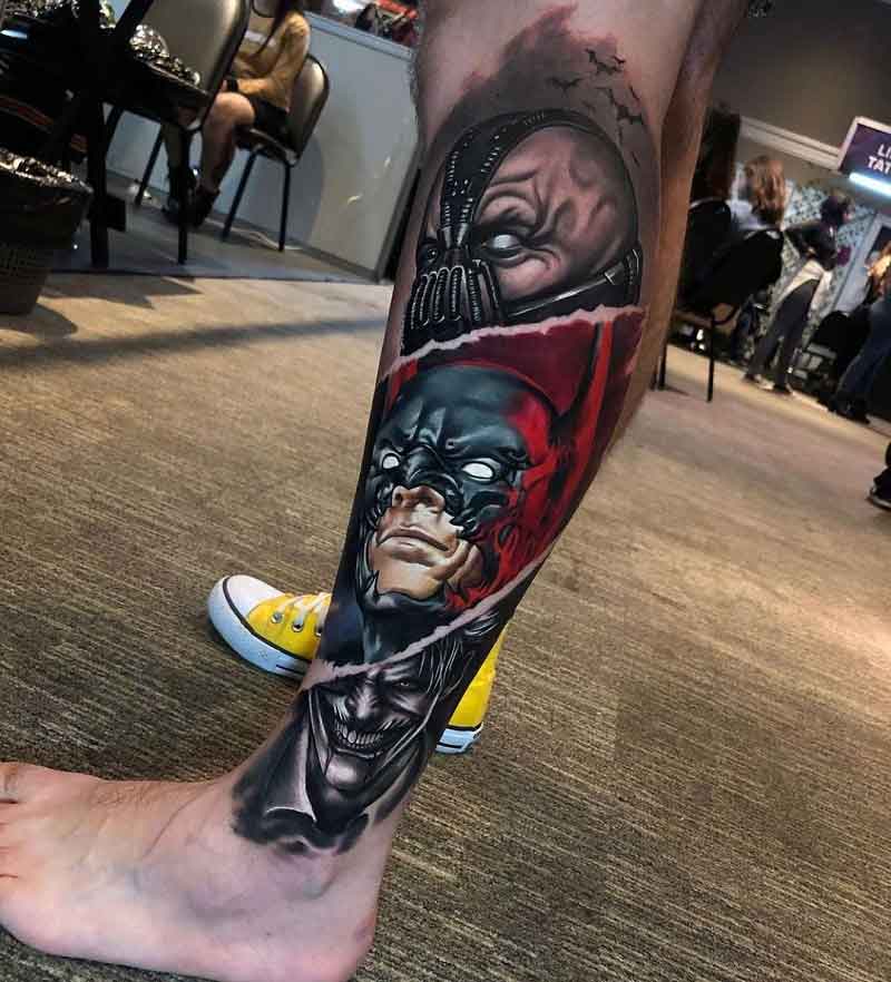 Bane Batman Tattoo 2