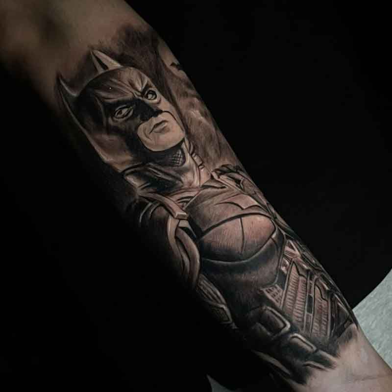 Batman Arm Tattoo 3