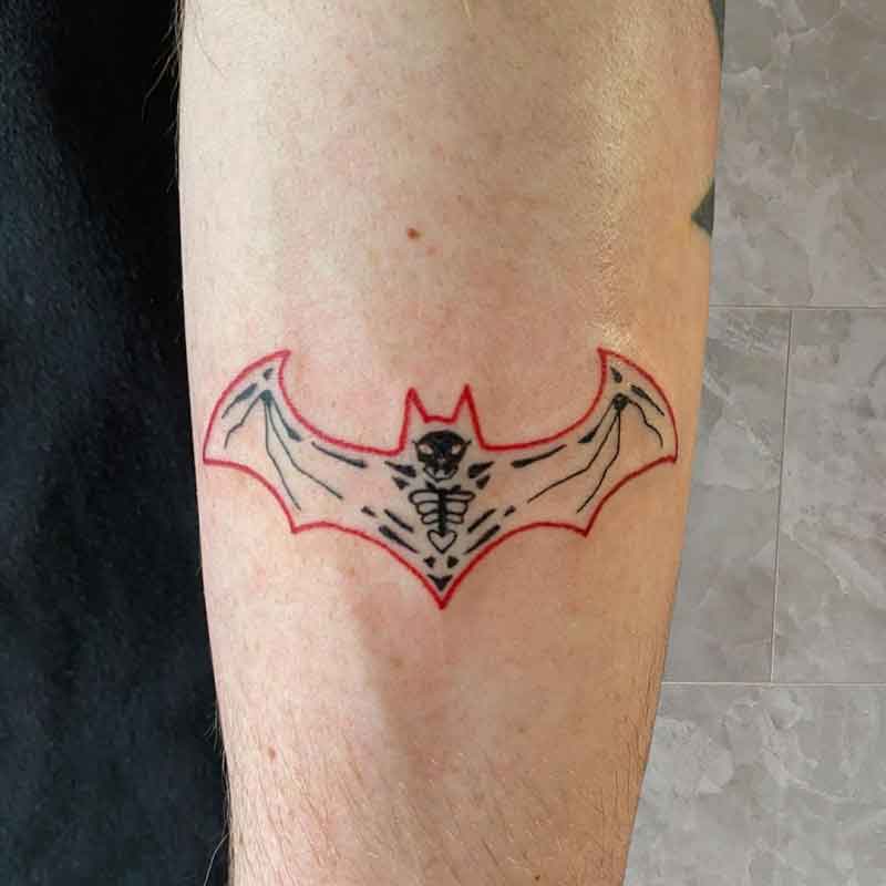Batman Batarang Tattoo 3