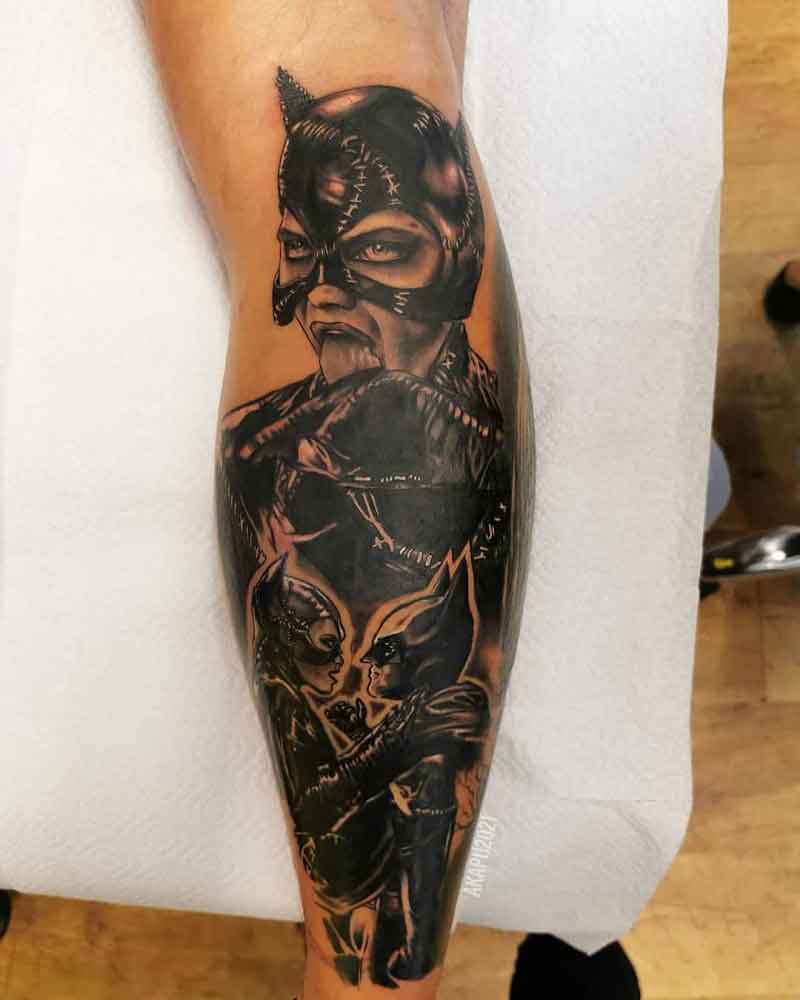 Batman Catwoman Tattoo 1