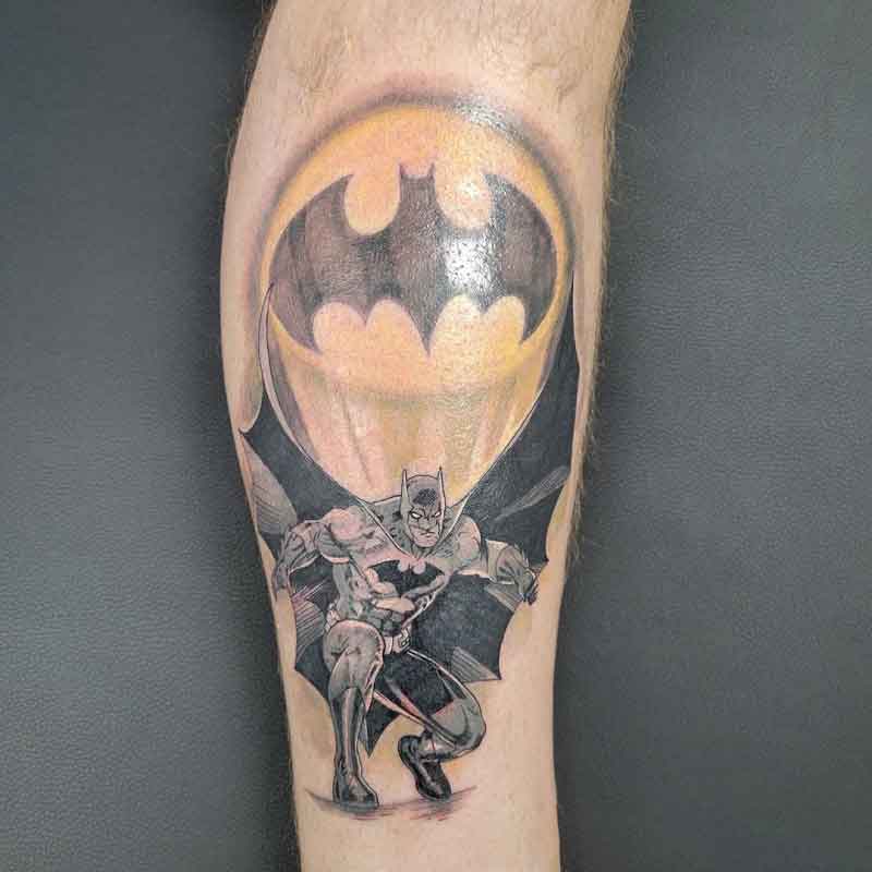 Batman Spotlight Tattoo 2