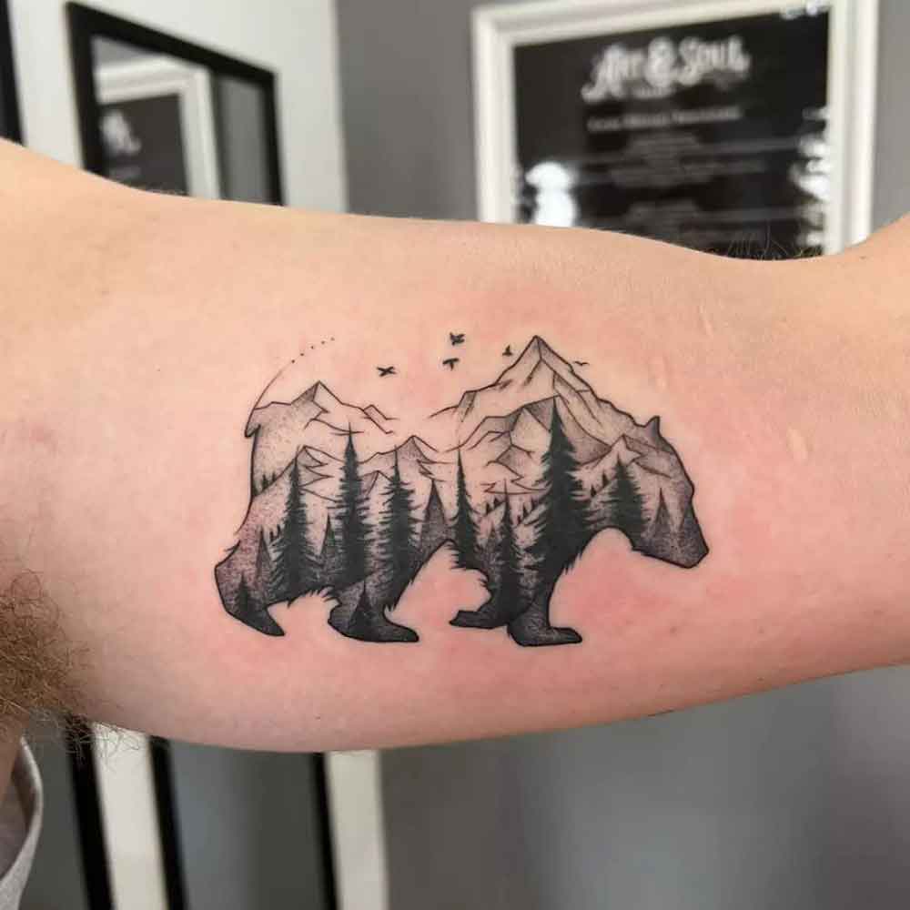 Bear Mountain Tattoo 1