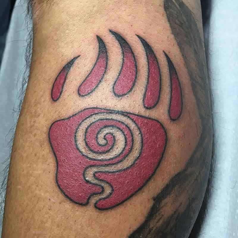 Bear Paw Traditional Tattoo 3