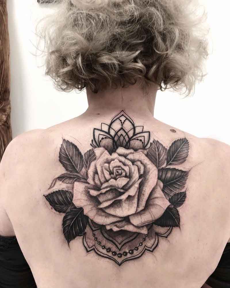 Big Black Rose Tattoo 1