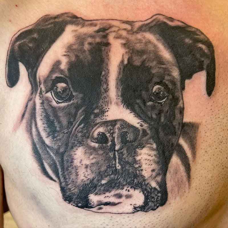 Boxer Dog Tattoos 1