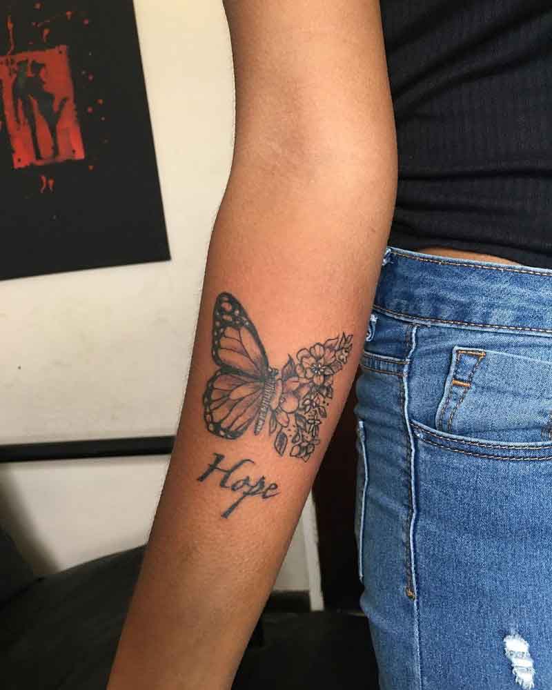 Butterfly Hope Tattoo 1