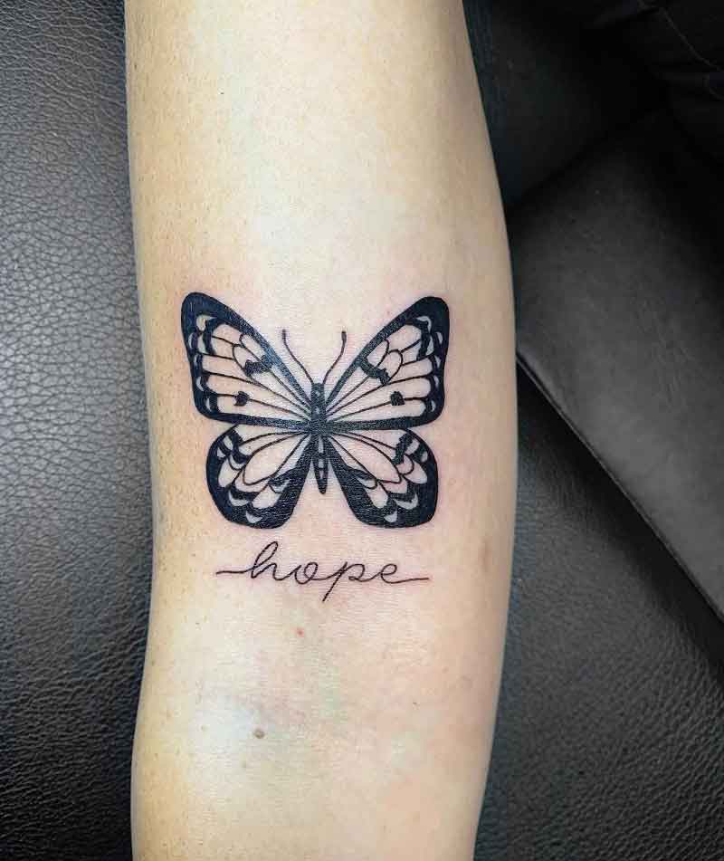 Butterfly Hope Tattoo 2