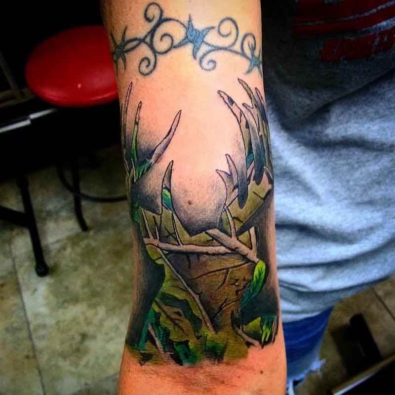 Camo Deer Tattoo 1