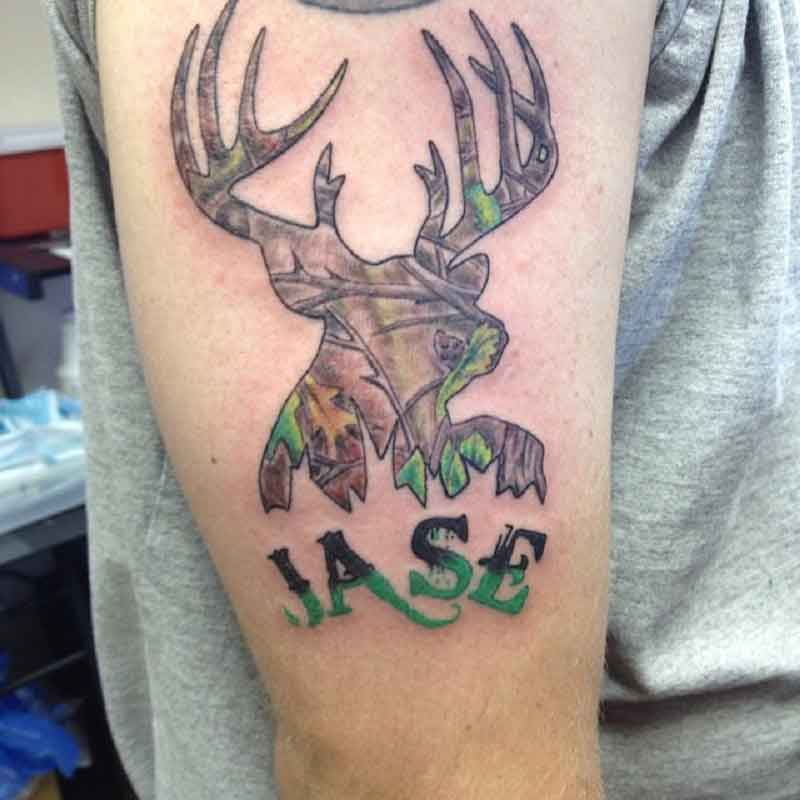 Camo Deer Tattoo 3