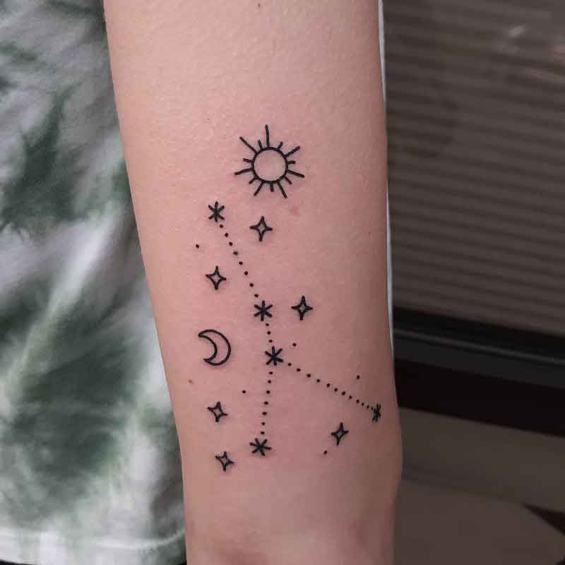 Cancer Constellation Tattoo 1