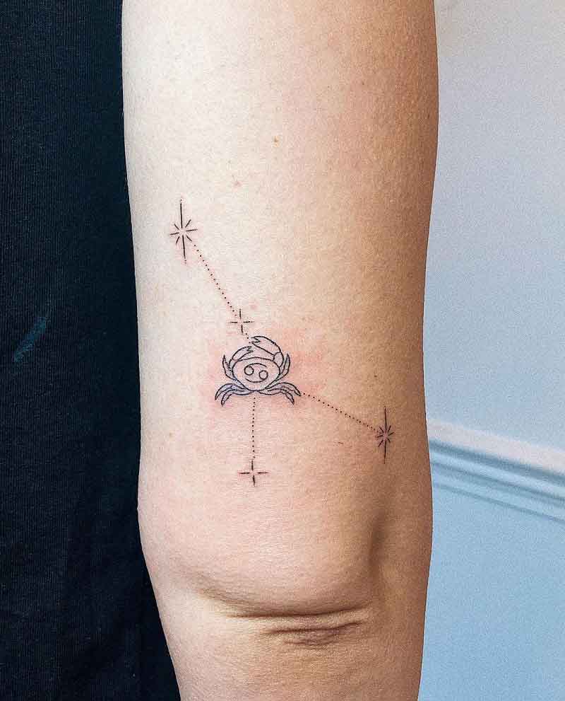 Cancer Constellation Tattoo 2