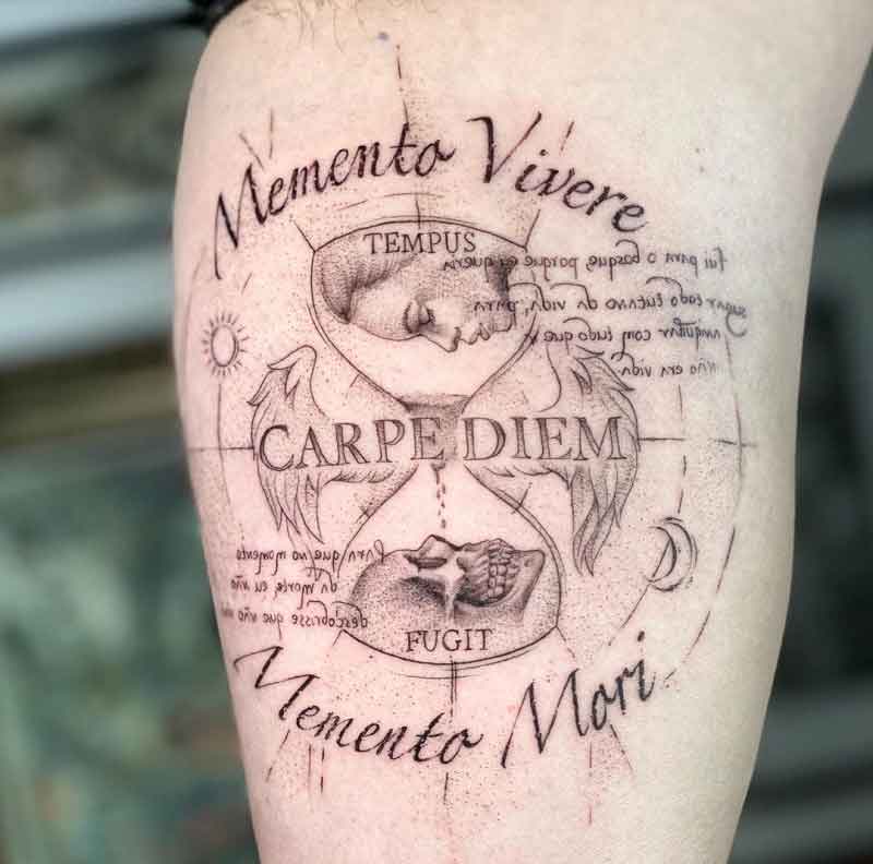 Carpe Diem Et Memento Mori Tattoo 2