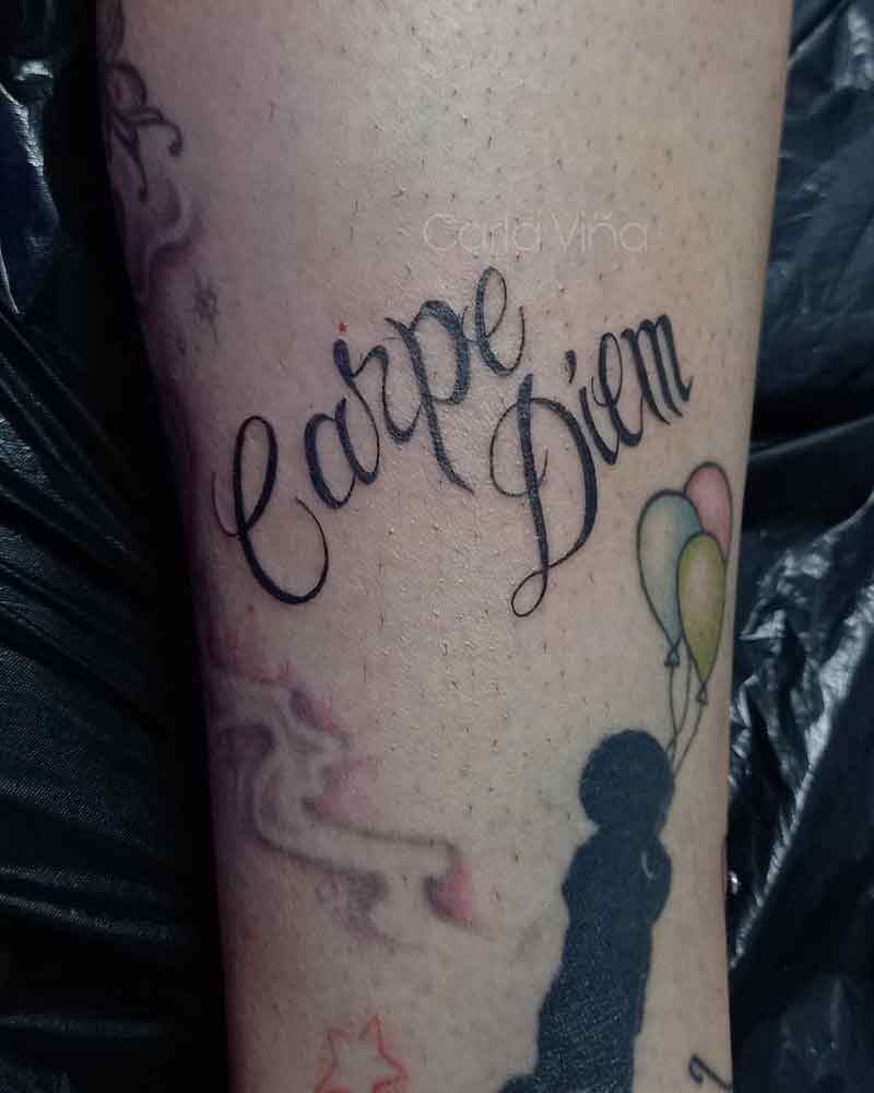 Carpe Diem Latin Tattoo 1