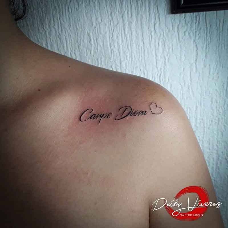 Carpe Diem Latin Tattoo 2