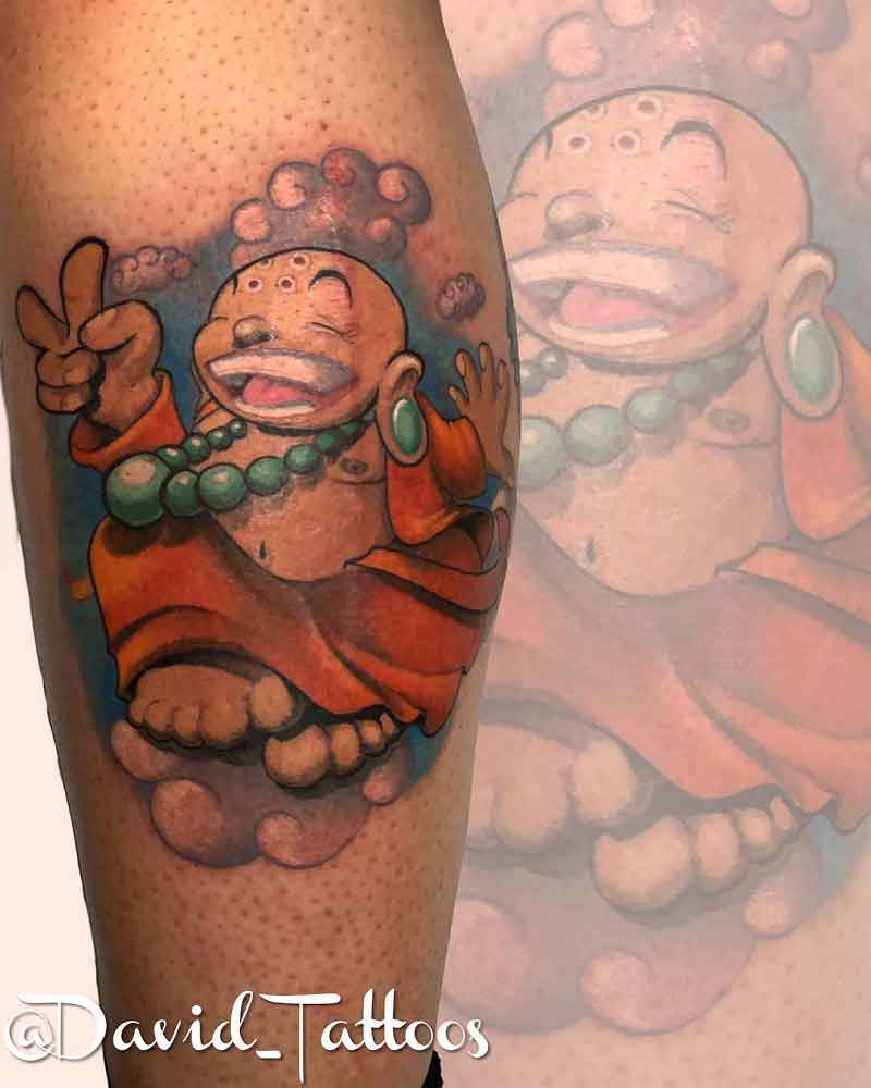 Cartoon Buddha Tattoo 3