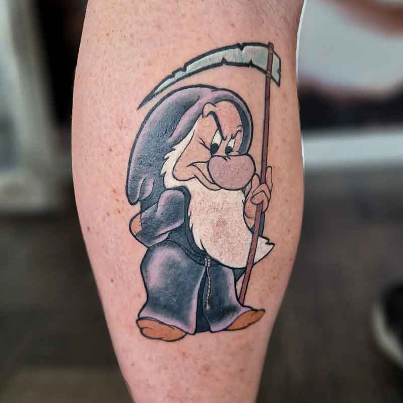 Cartoon Grim Reaper Tattoo 3