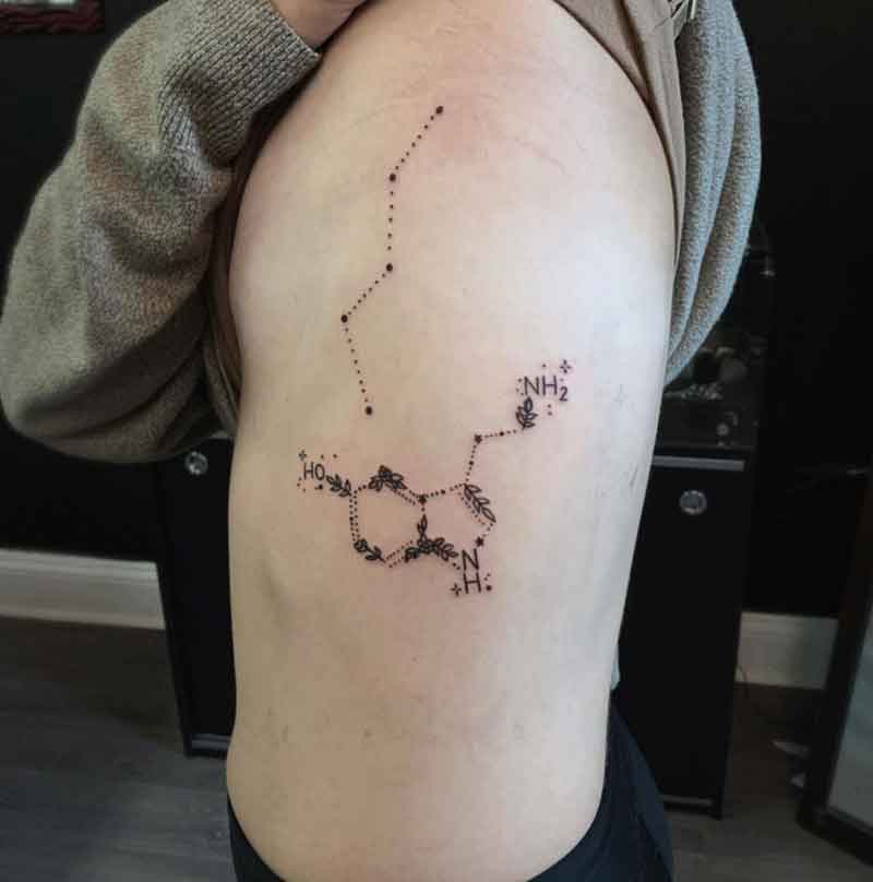 Cassiopeia Constellation Tattoo 1