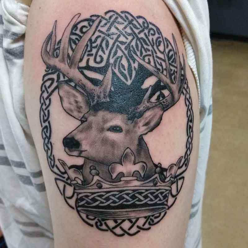Celtic Deer Tattoo 1
