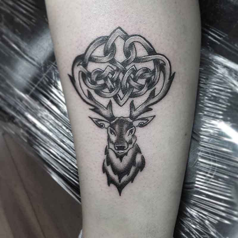 Celtic Deer Tattoo 2