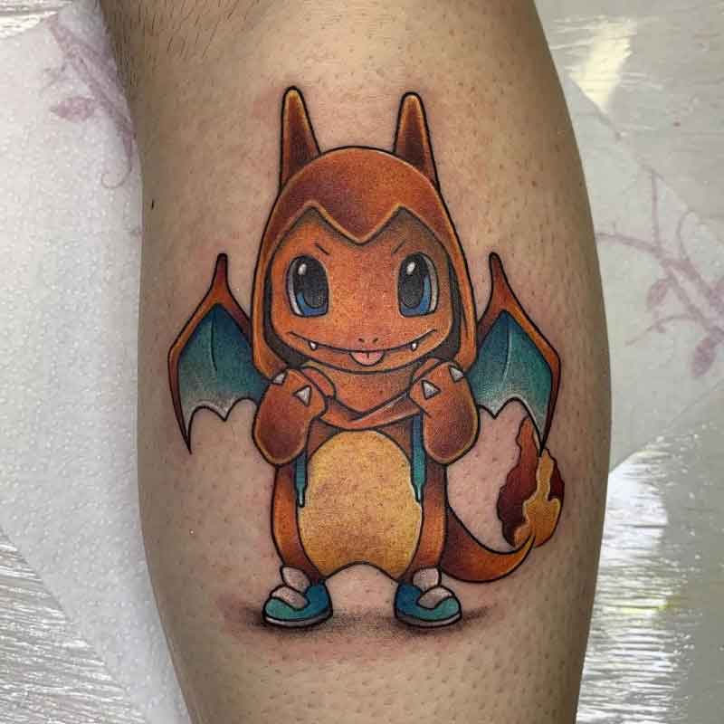 Charmander Pokemon Tattoo 1
