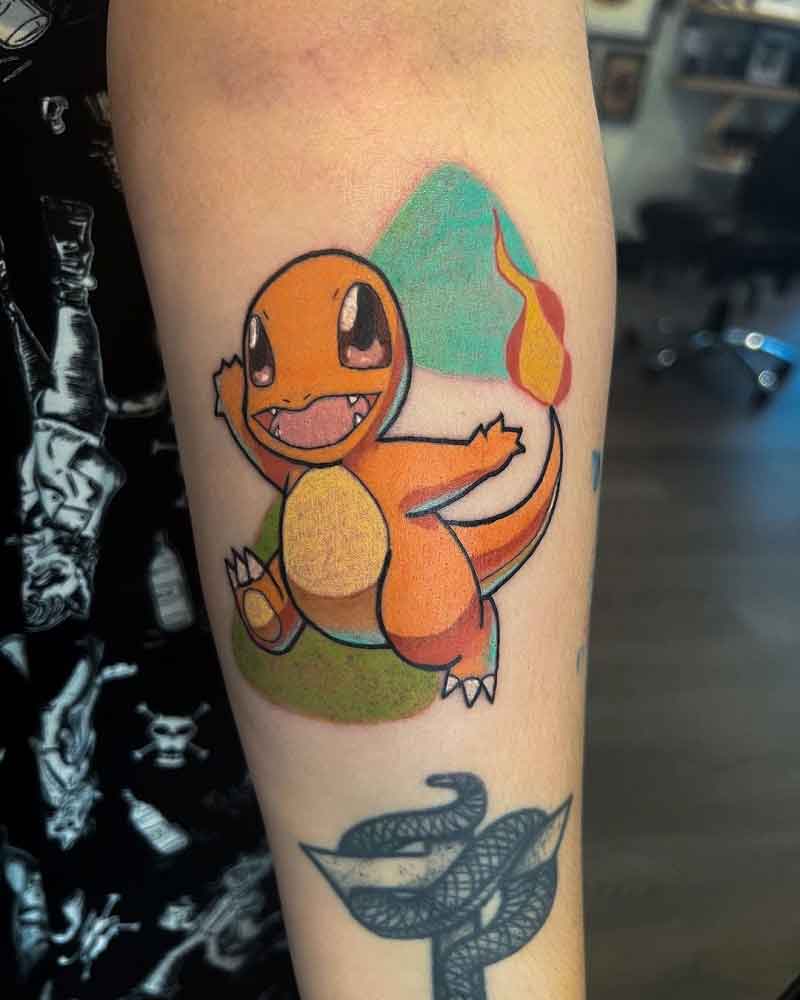 Charmander Pokemon Tattoo 3