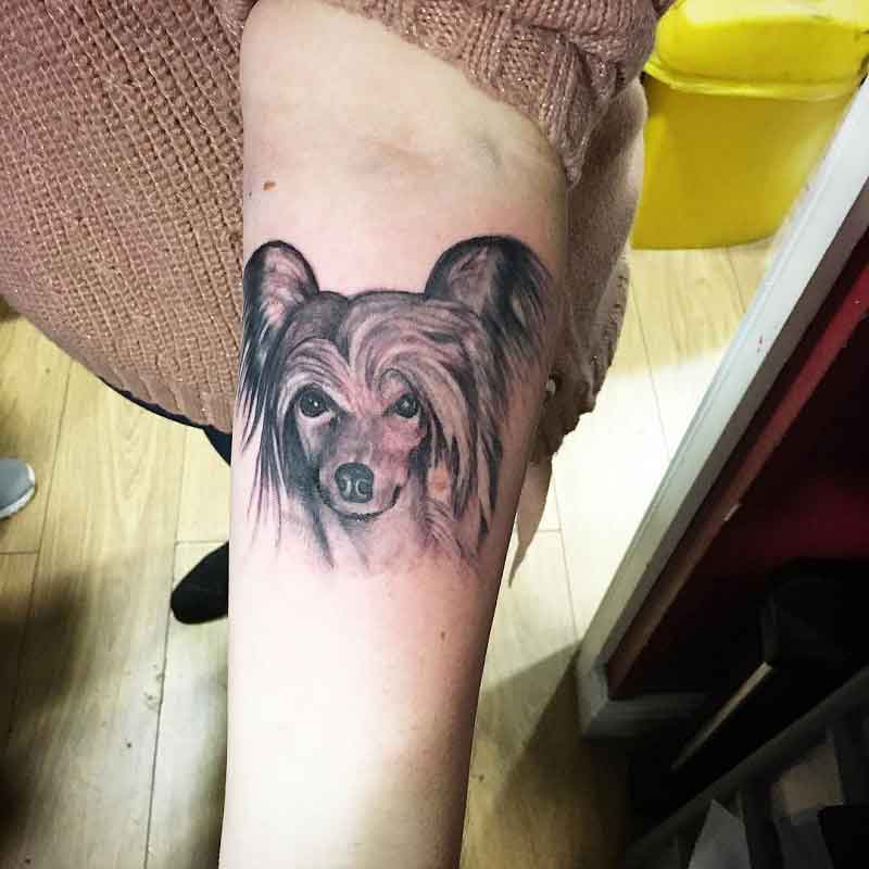 Chinese Crested Dog Tattoos 2