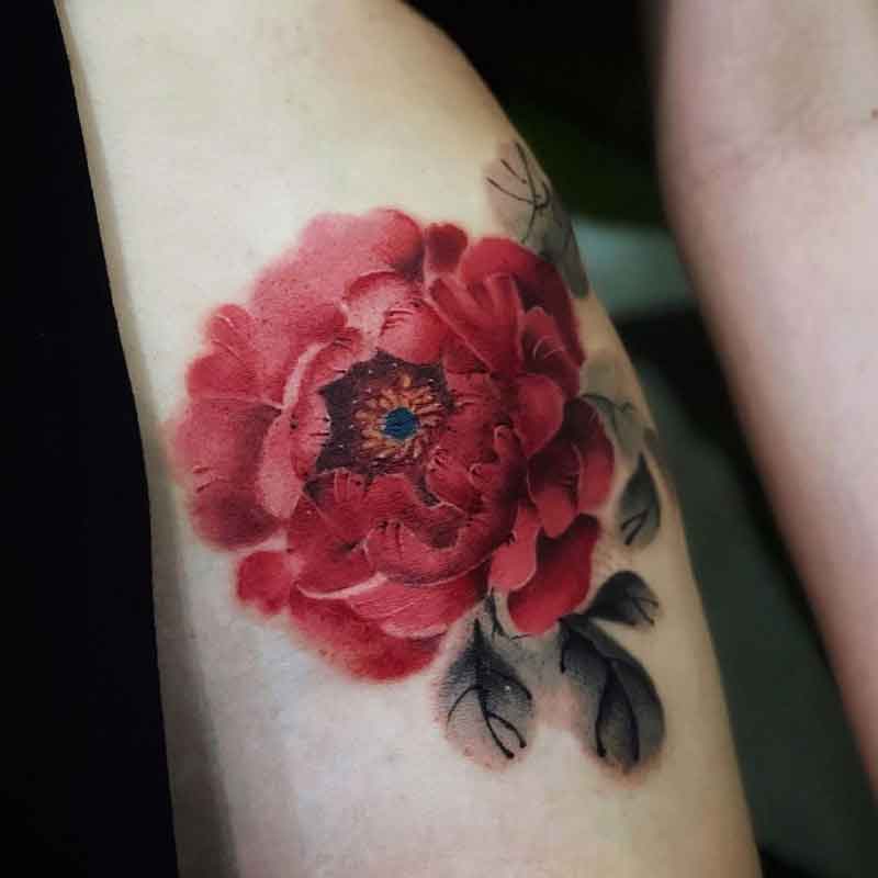 Chinese Peony Tattoo 1