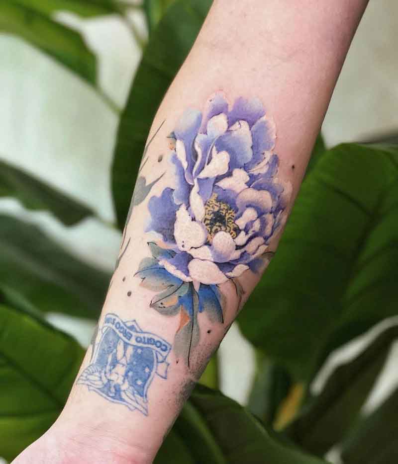 Chinese Peony Tattoo 2