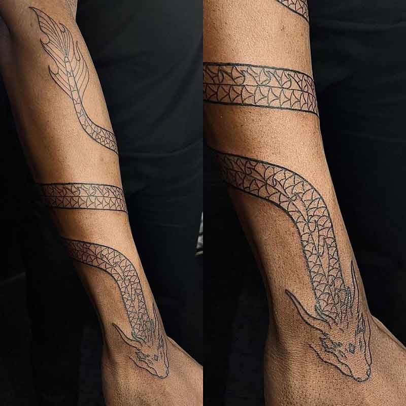 Chinese Snake Tattoo 1