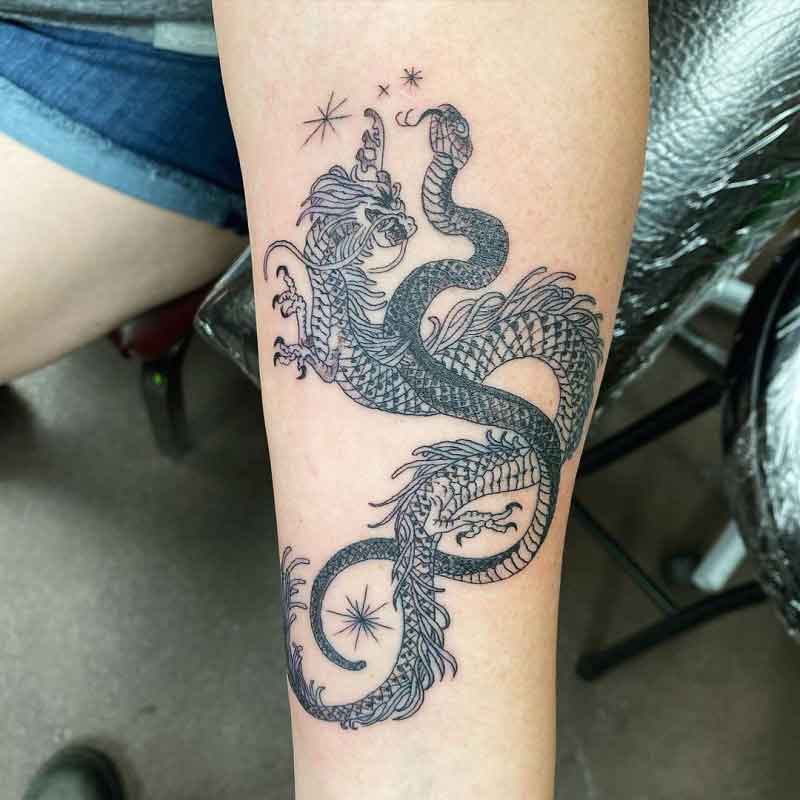Chinese Snake Tattoo 2