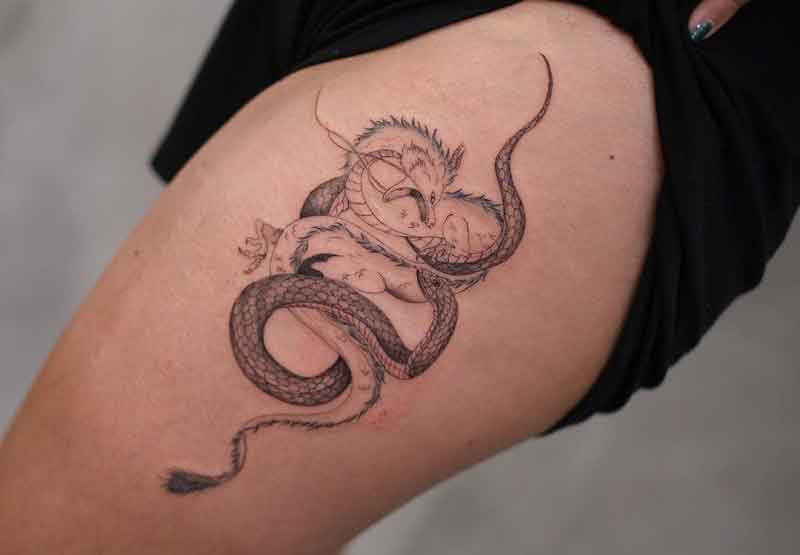 Chinese Snake Tattoo 3