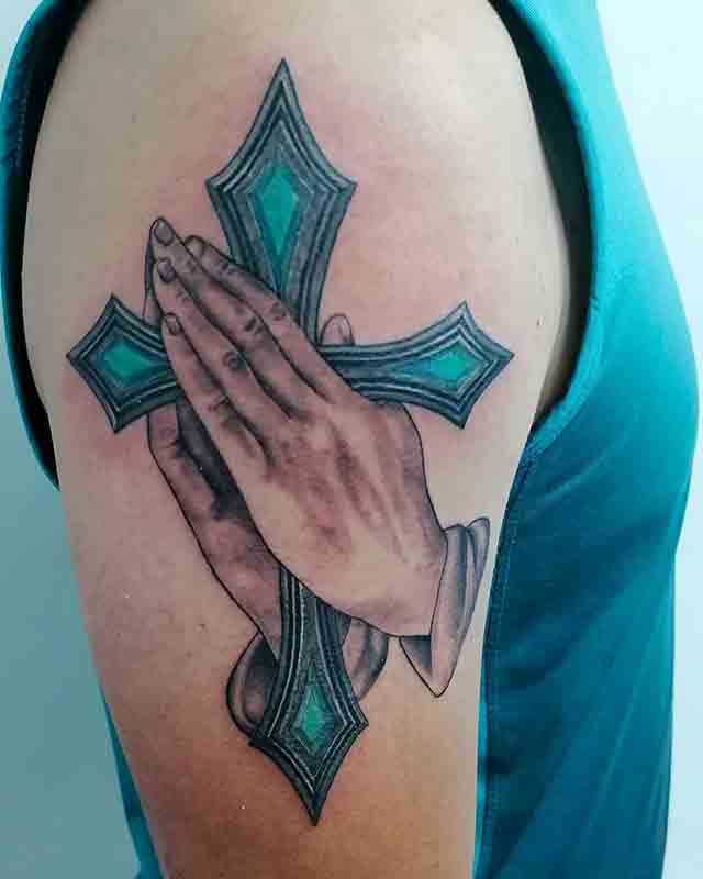 religious half sleeve tattoo designs for men