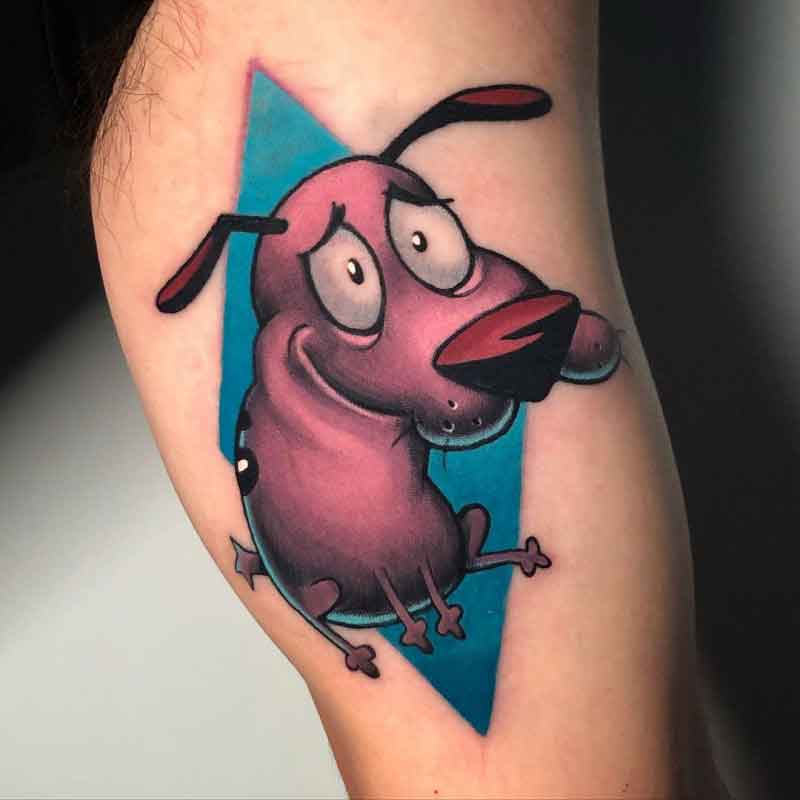 Courage The Cowardly Dog Tattoo 3