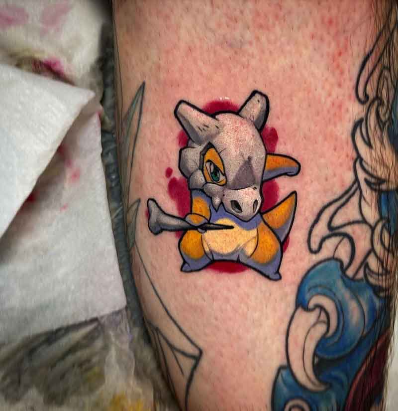 Cubone Pokemon Tattoo 2