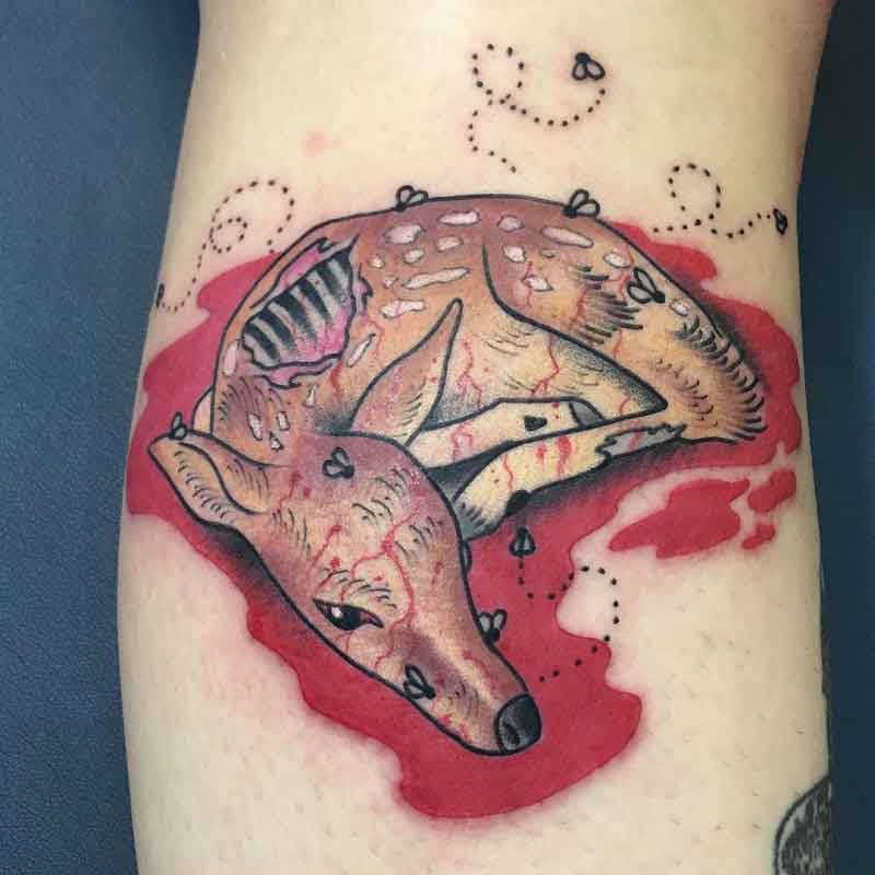 Dead Deer Tattoo 3